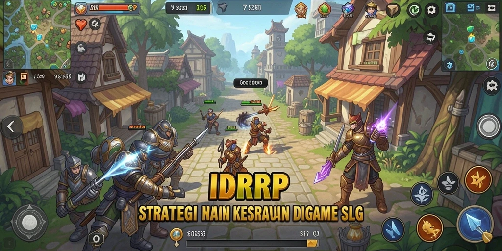 Tampilan menarik dari permainan SLG IDRRP yang penuh strategi.