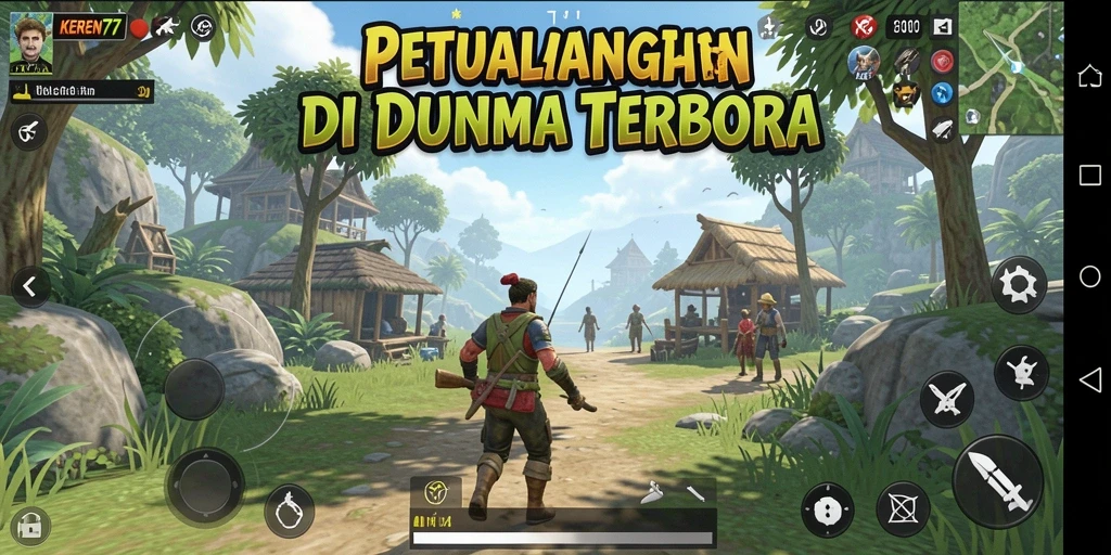 Gameplay seru dunia terbuka di KEREN77 yang menampilkan petualangan tanpa batas.