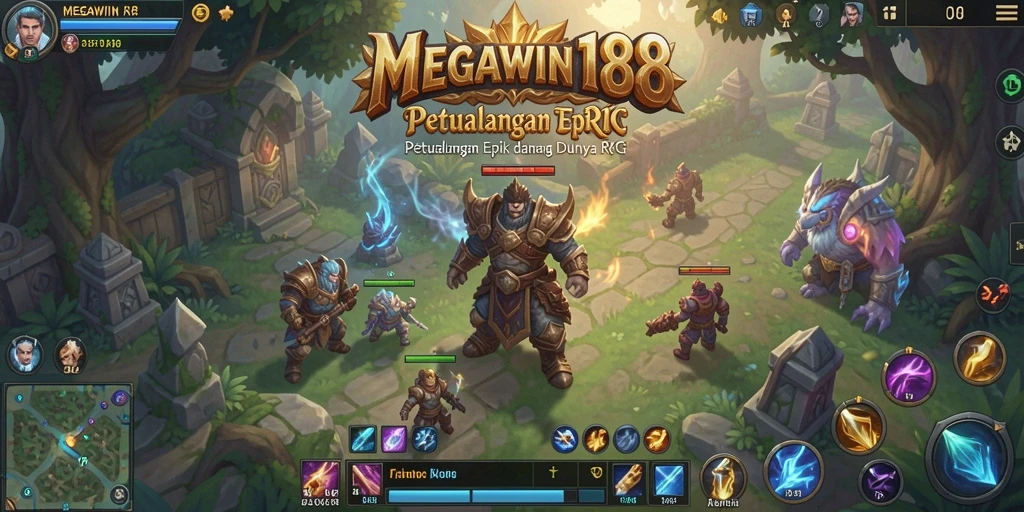 Tangkapan layar dari gameplay epik MEGAWIN188 yang menampilkan pertarungan mendebarkan.
