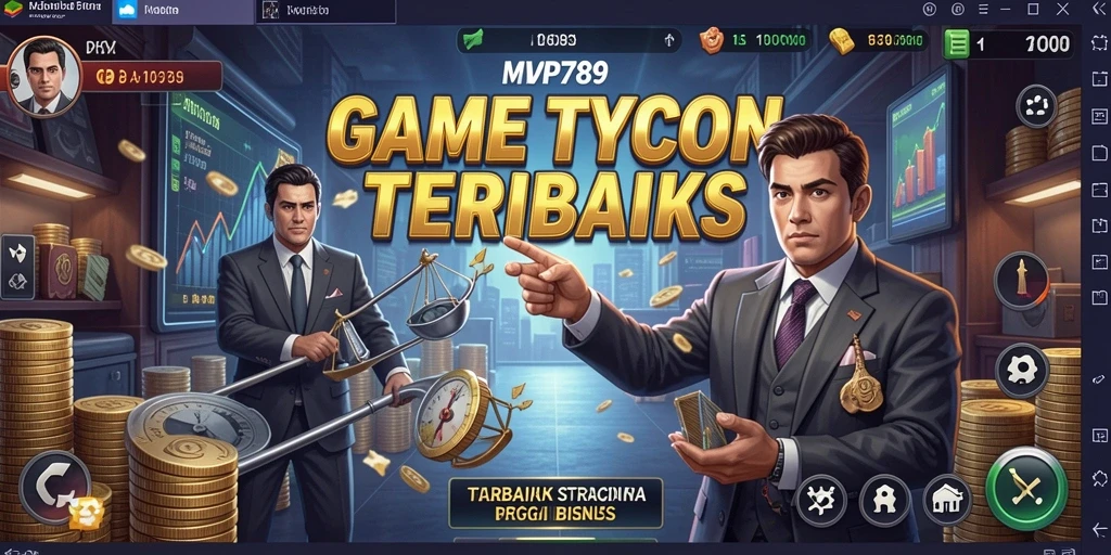 Tampilan gameplay MVP789 menunjukkan keseruan dalam membangun bisnis Tycoon.