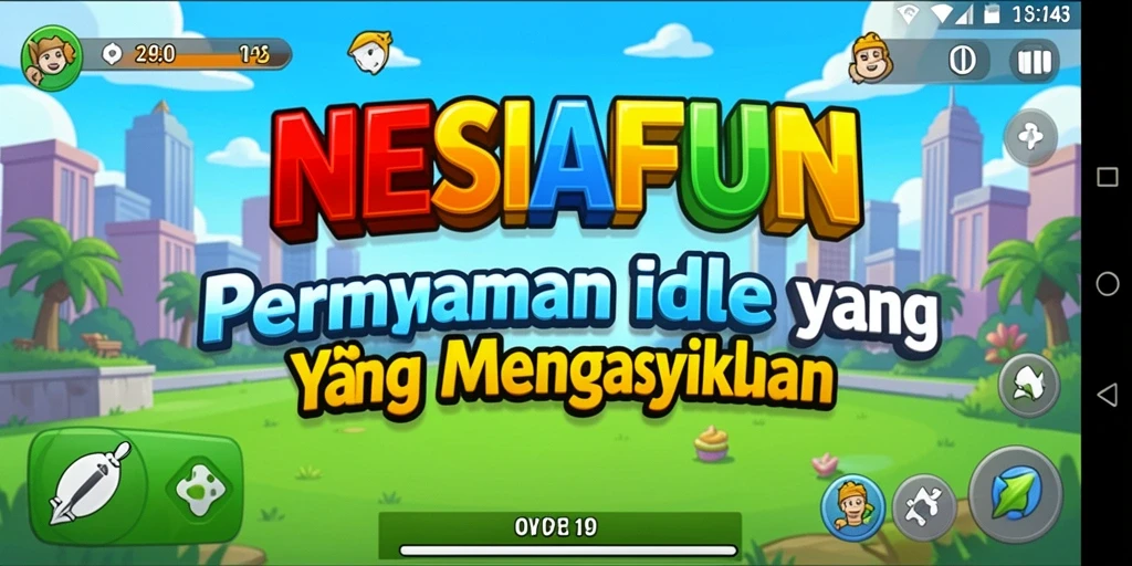 Screenshot gameplay <strong>NESIAFUN</strong> menunjukkan pengalaman bermain Idle yang menyenangkan.