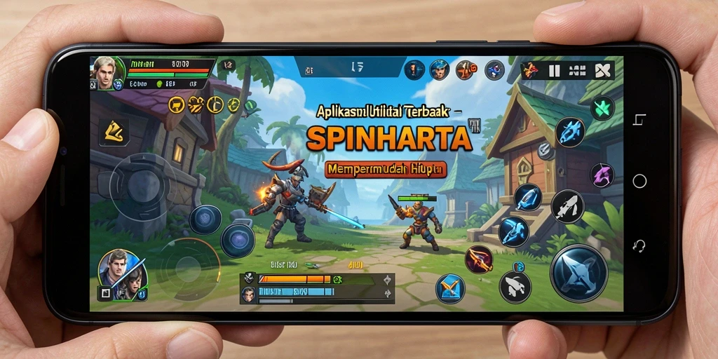 Tampilan antarmuka SPINHARTA yang user-friendly dan fungsional.
