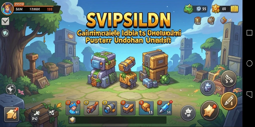 Screenshot SVIPSILDN menampilkan momen gameplay Idle yang menarik.